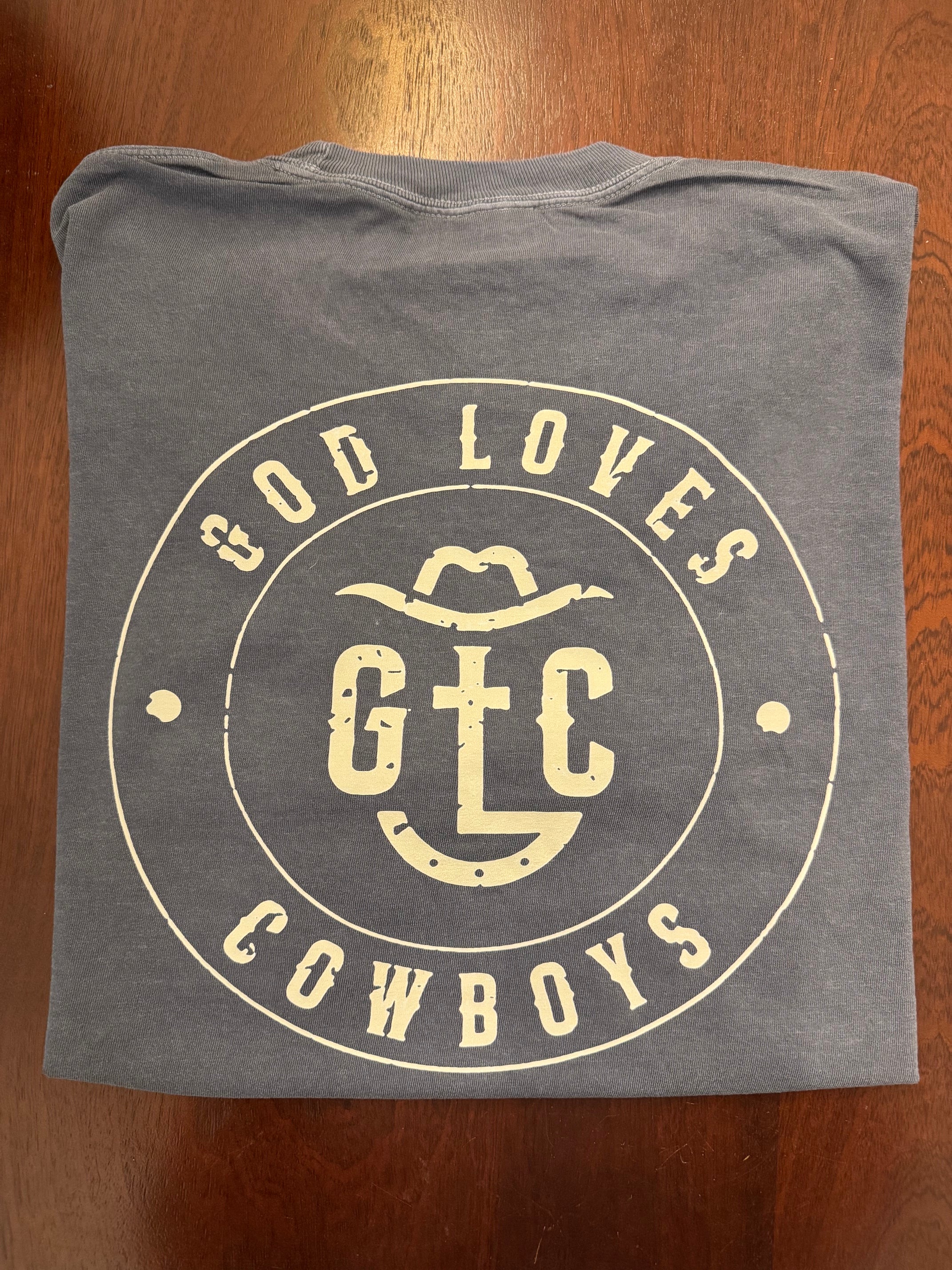 God Loves Cowboys Classic Tee
